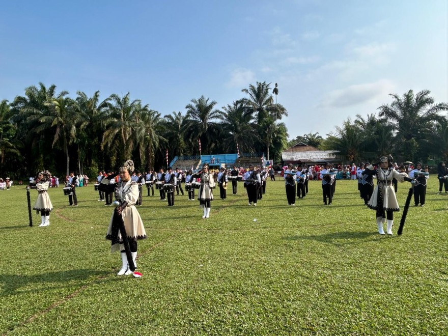 Pawai Alegoris Nagari Salareh Aia Utara Dalam Rangka HUT RI 79